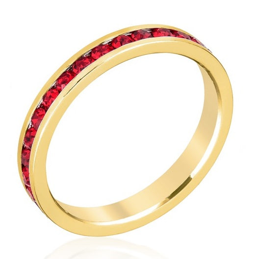 July Stackable Eternity Ring In Gold
