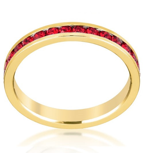 July Stackable Eternity Ring In Gold