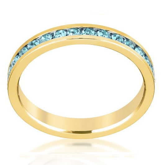 March Stackable Eternity Ring In Gold