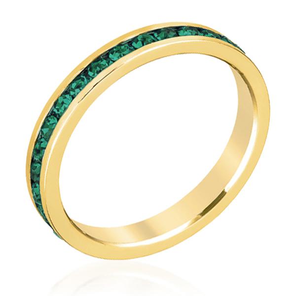 May Stackable Eternity Ring In Gold