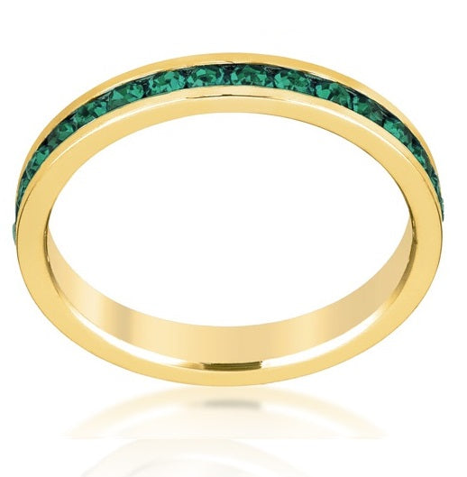 May Stackable Eternity Ring In Gold