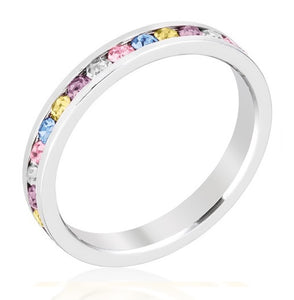 Multi Color Eternity Ring