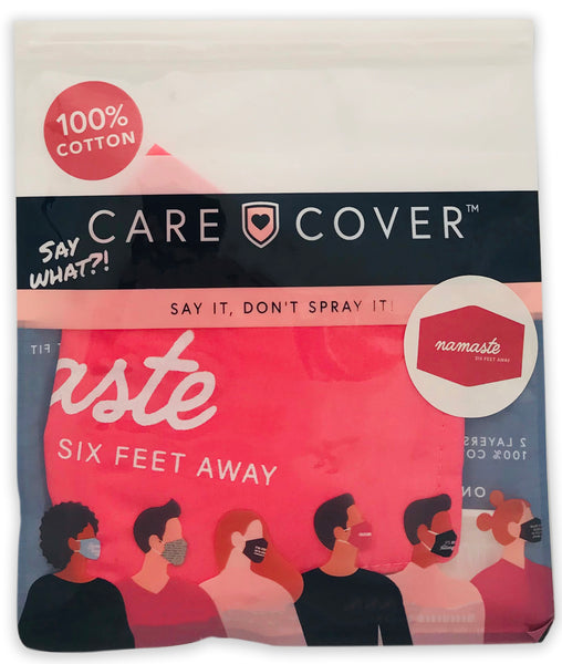 Namaste Six Feet Away Adult Care Cover Face Mask