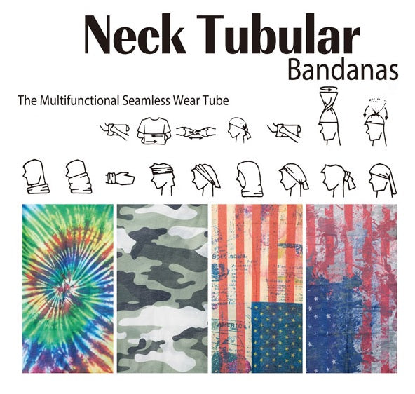 Neck Tublar Multi Function Cooling Face And Neck Cover Bandana
