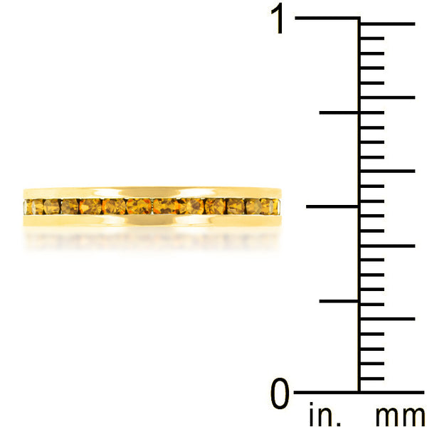 November Stackable Eternity Ring In Gold