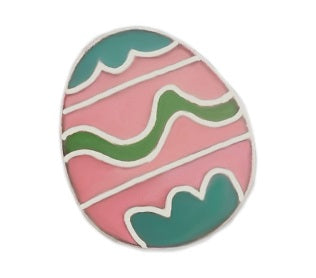 Pink Easter Egg Floating Charm