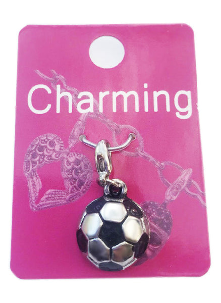 Soccer Ball Clip On Charm
