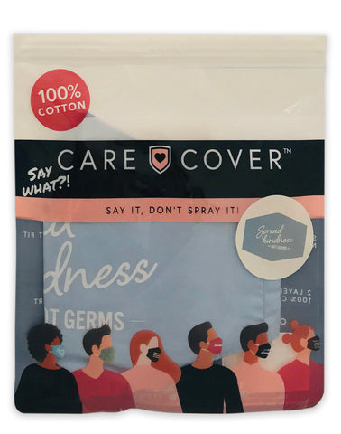 Spread Kindness Not Germs Adult Care Cover Face Mask