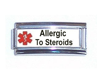 Allergic To Steroids Super Link 9mm Italian charm