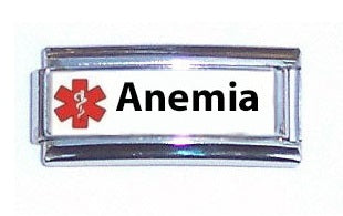 Anemia Super Link 9mm Italian charm