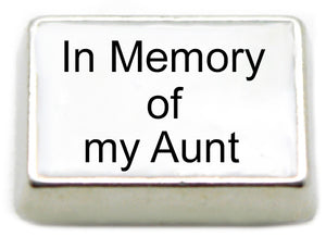 In Memory of My Aunt Floating Charm