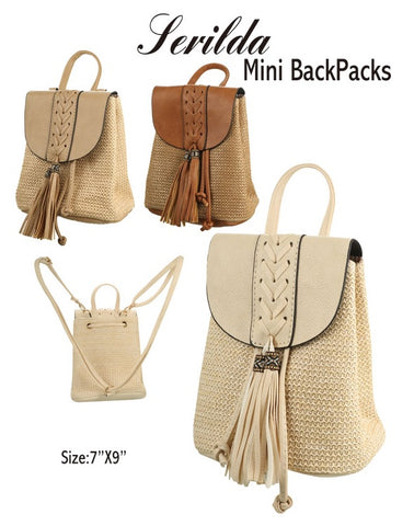 Serilda Mini Multi-Way Backpack Assorted Colors