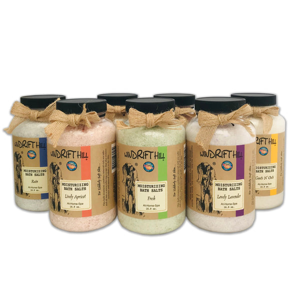 Windrift Hill Handmade Moisturizing Bath Salts 16oz