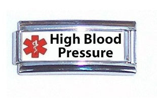 High Blood Pressure Super Link For 9mm Italian charm Bracelets