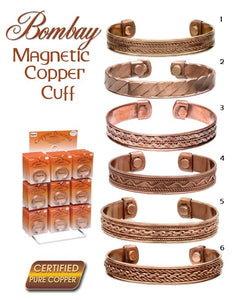 Bombay Magnetic Copper Cuffs