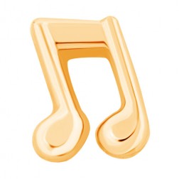 Gold Music Note Floating Charm