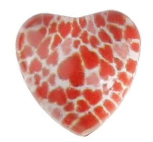 Red Heart Photo Bubble Floating Charm