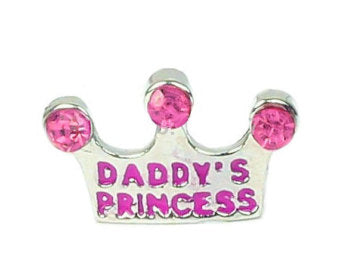Daddy's Princess Floating Charm