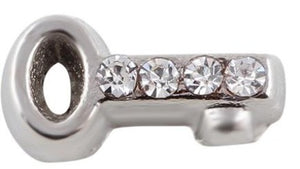 CZ Key Floating Charm