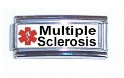 Multiple Sclerosis Super Link 9mm Italian charm