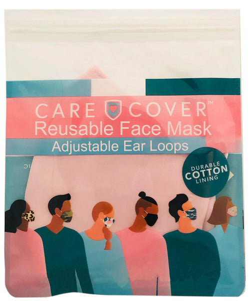 Pink Adult Care Cover Face Mask