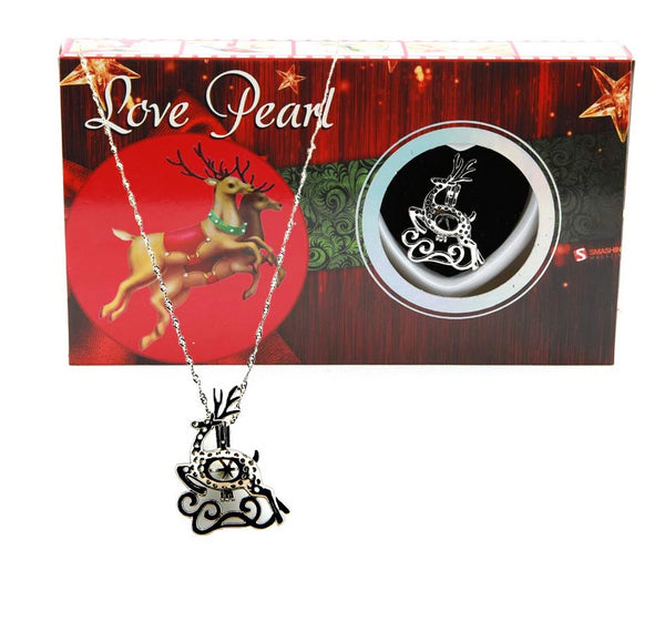 Love Pearl™ Reindeer Necklace DIY Oyster Opening Kit
