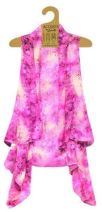 Pink Paisley Vest By Lavello