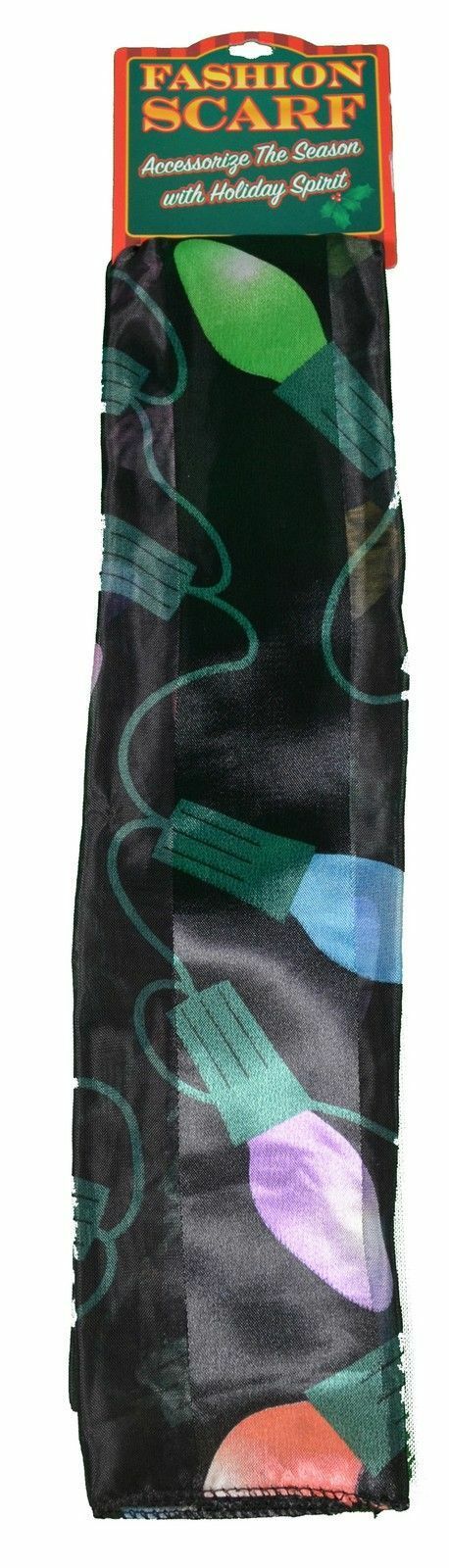 Sheer Christmas Print Scarf