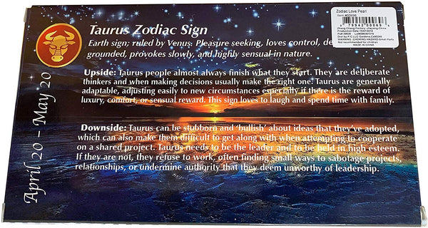 Love Pearl™ Taurus Zodiac Necklace DIY Oyster Opening Kit, Back Of Box View