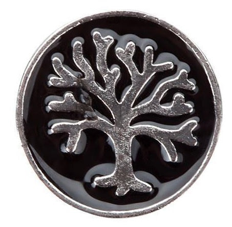 Black Family Tree Floating Charm