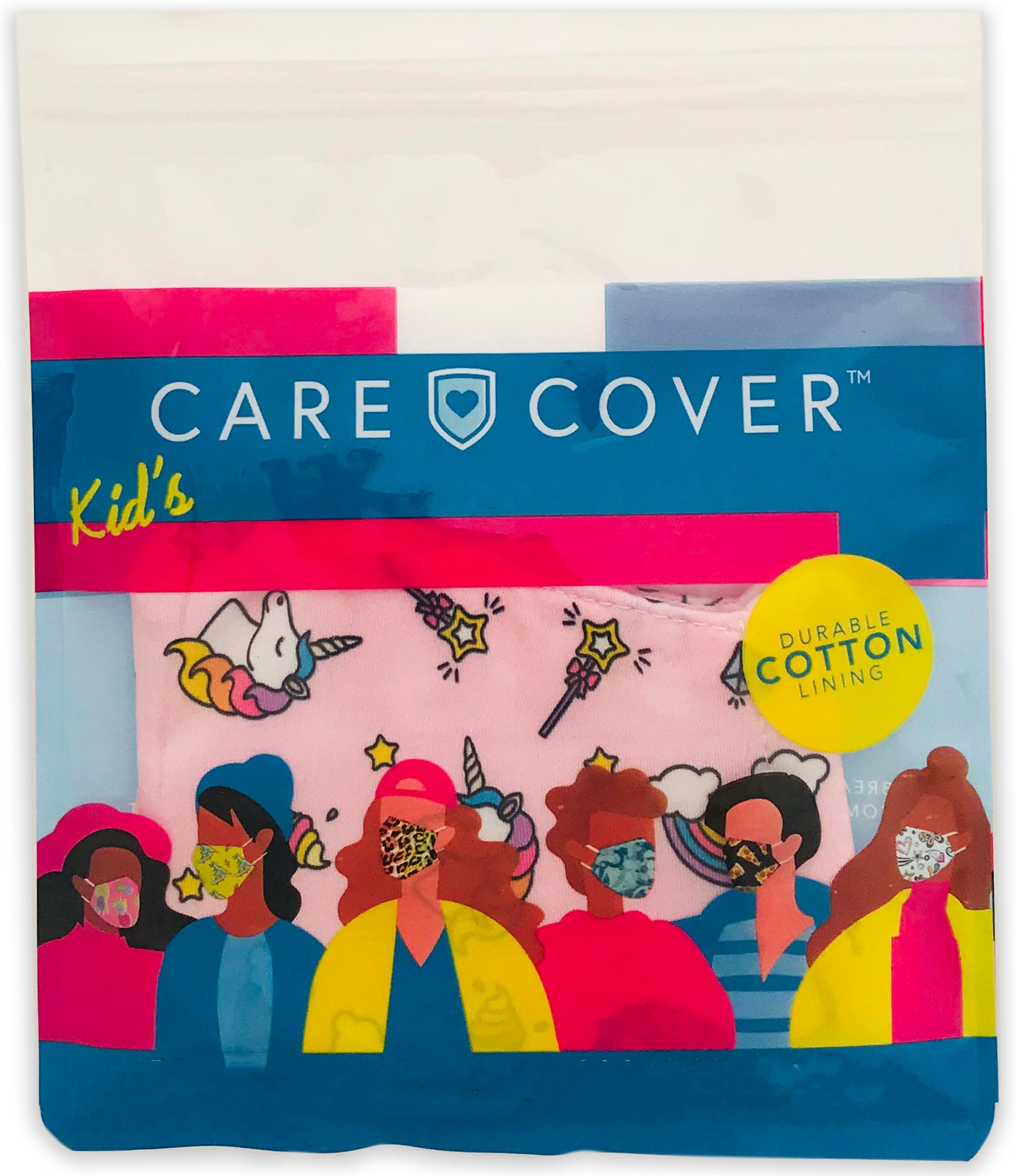 Unicorn Kids Care Cover Face Mask